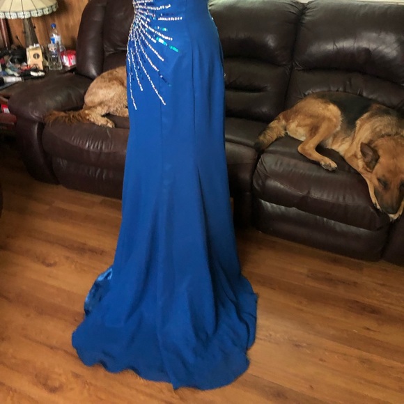 Tony Bowls Beaded Sequin Formal Dress - Picture 13 of 14